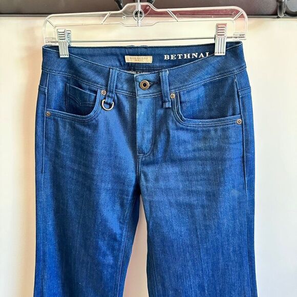 Burberry Bethanal Flare Denim Blue Jeans Bell Bottoms Size 25 - Picture 2 of 8